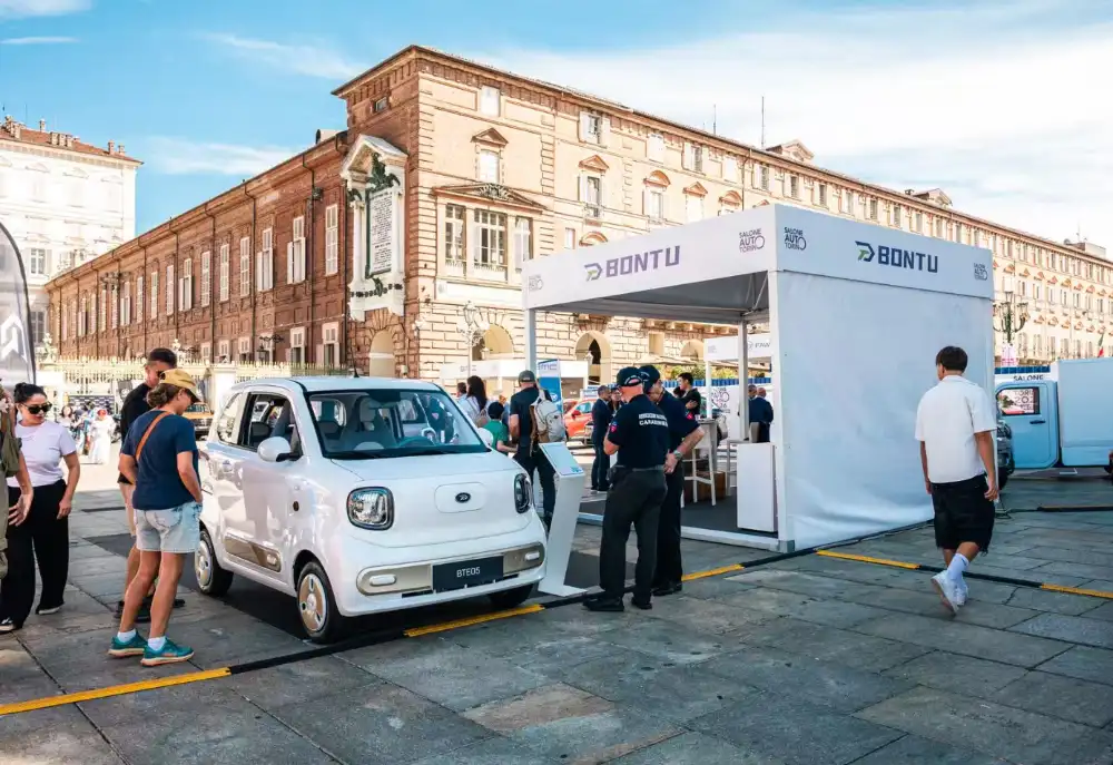 BONTU Attends Turin Auto Show in Italy, Showcasing BTE03, BTE05/06 and BTE09 New Energy Models
