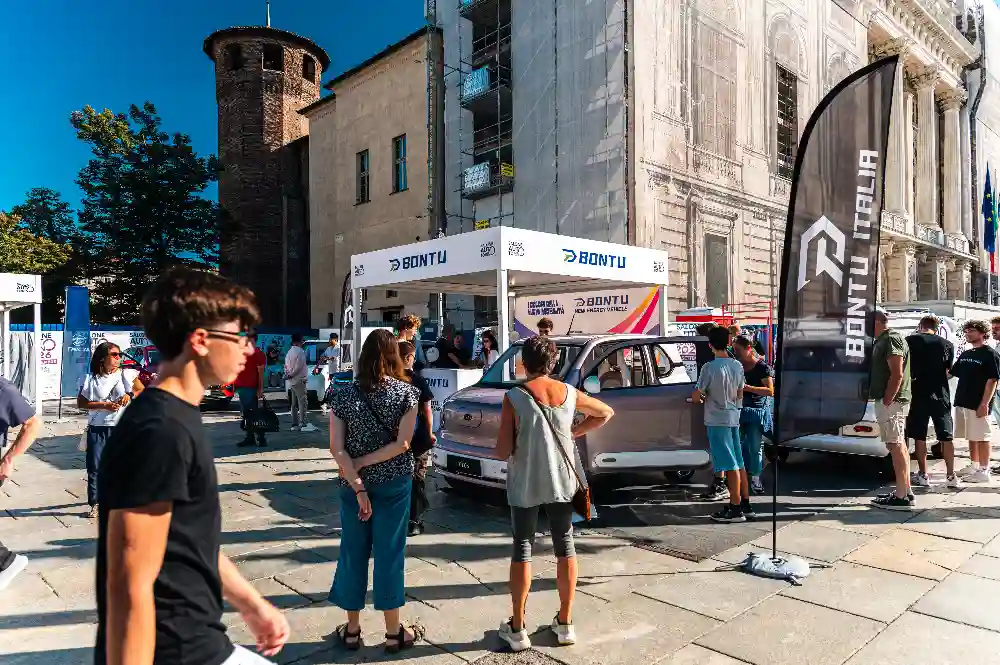 BONTU made a remarkable appearance at Salone Auto Torino
